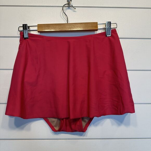 Kortni Jeane Swimsuit Small Medium Pink Black White Cut Out Flower Skirt Top - Picture 6 of 16